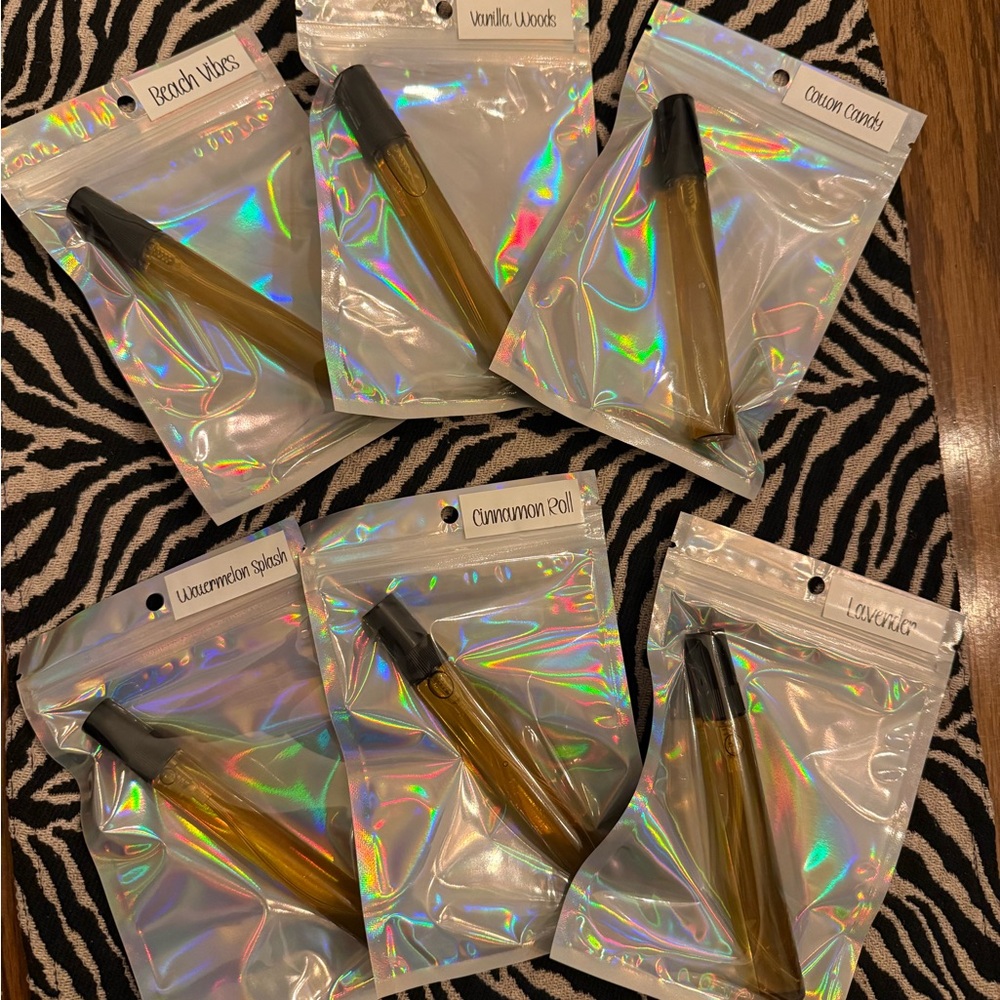 Homemade natural perfume sprays